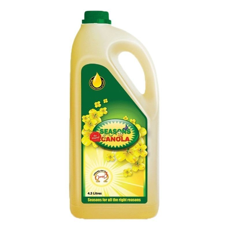 SEASON CANOLA OIL 4.5 LITRE BOTEL