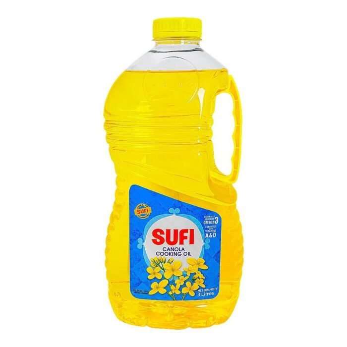 SUFI CANOLA COOKING OIL 3LITRE BOTEL