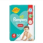 PAMPER SKIN COMFORT DIAPER 4 SIZE 50 PIECE INSIDE A PACK