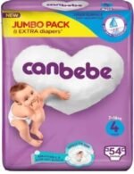 CANBEBE BABY DIAPER 4SIZE 54 PIECE INSIDE A PACK