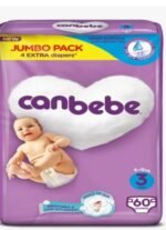 CANBEBE BABY DIAPER 3 SIZE 60 PIECE INSIDE A PACK