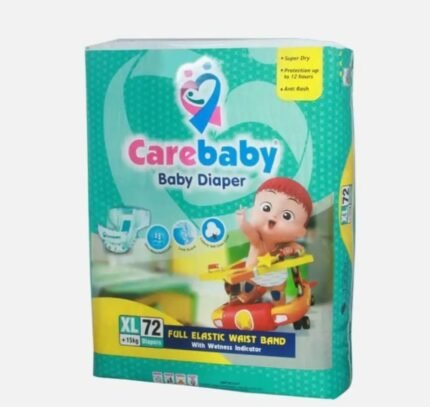 CAREBABY BABY DIAPER XXL SIZE 72PIECE IN PACK