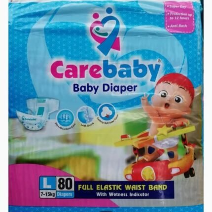 CAREBABY BABY DIAPER LARGE SIZE 80PIECE IN PACK