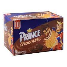 PRINCE CHOCOLTE HALF ROLL BISCUIT 6 PIECE BOX