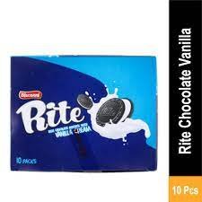 RITE VANILLA CHOCOLATE BISCUIT 10 PIECE BOX