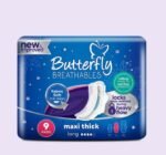 BUTTERFLY MAXI THICK LONG 9 PADS IN PACK