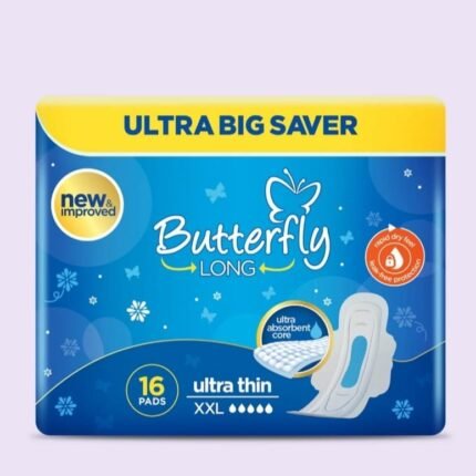 BUTTERFLY LONG ULTRA THICK MAXI 16PADS IN PACK