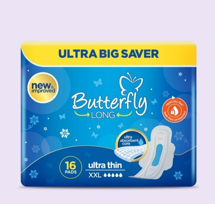 BUTTERFLY LONG ULTRA THICK MAXI 16PADS IN PACK