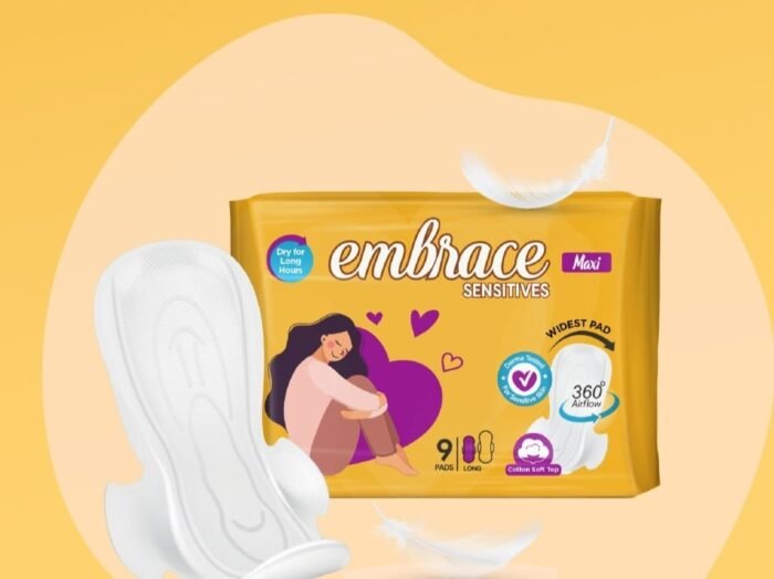 EMBRANCE SENSITIVES MAXI 9PADS IN PACK