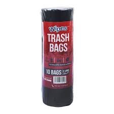 WIPES TRASH BAG 10 BAG IN PACK X LARGE SIZE 28X37 80LITRE