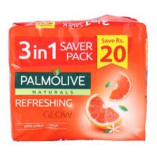 PALMOLIVE REFRESHING GLOW 3 IN 1 PACK SOAP