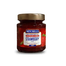 MITCHELLS STRAWBERY JAM 220GRAM