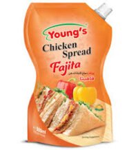 YOUNGS CHICKEN SPREAD FAJITA MAYONISE 250GRAM