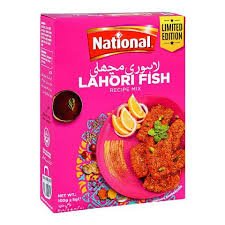 NATIONAL LAHORI FISH MASALA SINGLE PACK BOX