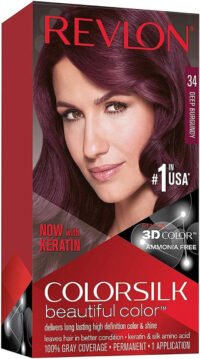 REVLON HAIR COLOUR NUMBER 34 DEEP BURGUNDY