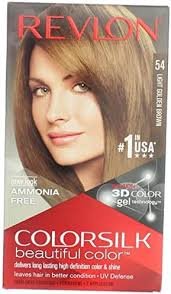 REVLON HAIR COLOUR NUMBER 54 LIGHT GOLDEN BROWN