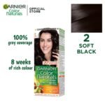 GARNIER HAIR COLOUR NUMBER 2 SOFT BLACK