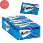 TRIDENT PEPPERMINT BUBBLE GUM