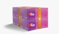 TULIP POP UP TISSUE 3+1 PIECE OFFER BOX