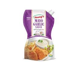 YOUNGS MAYO GARLIC SAUCE 500ML