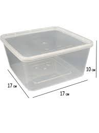 PLASTIC FOOD CONTAINER 3000MLX6PIECE PACK
