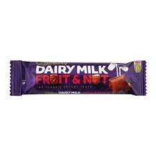 DAIRY MILK FRUIT &NUT CHOCOLATE 40GRAM