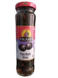 FIGARO PLAIN BLACK OLIVES 140GRAM