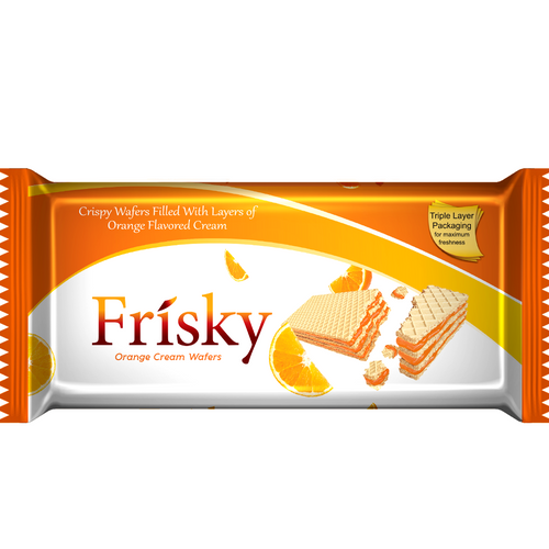 FRISKY ORANGE WAFFER 75GRAM