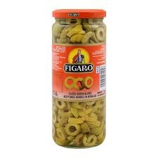 FIGARO GREEN SLICED OLIVES 200GRAM