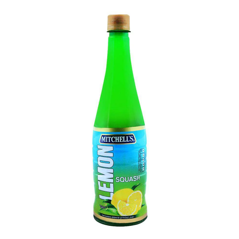 MITCHELLS LEMON SQUASH 800ML