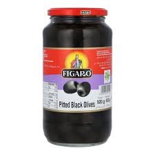 FIGARO PLAIN BLACK OLIVES 340GRAM