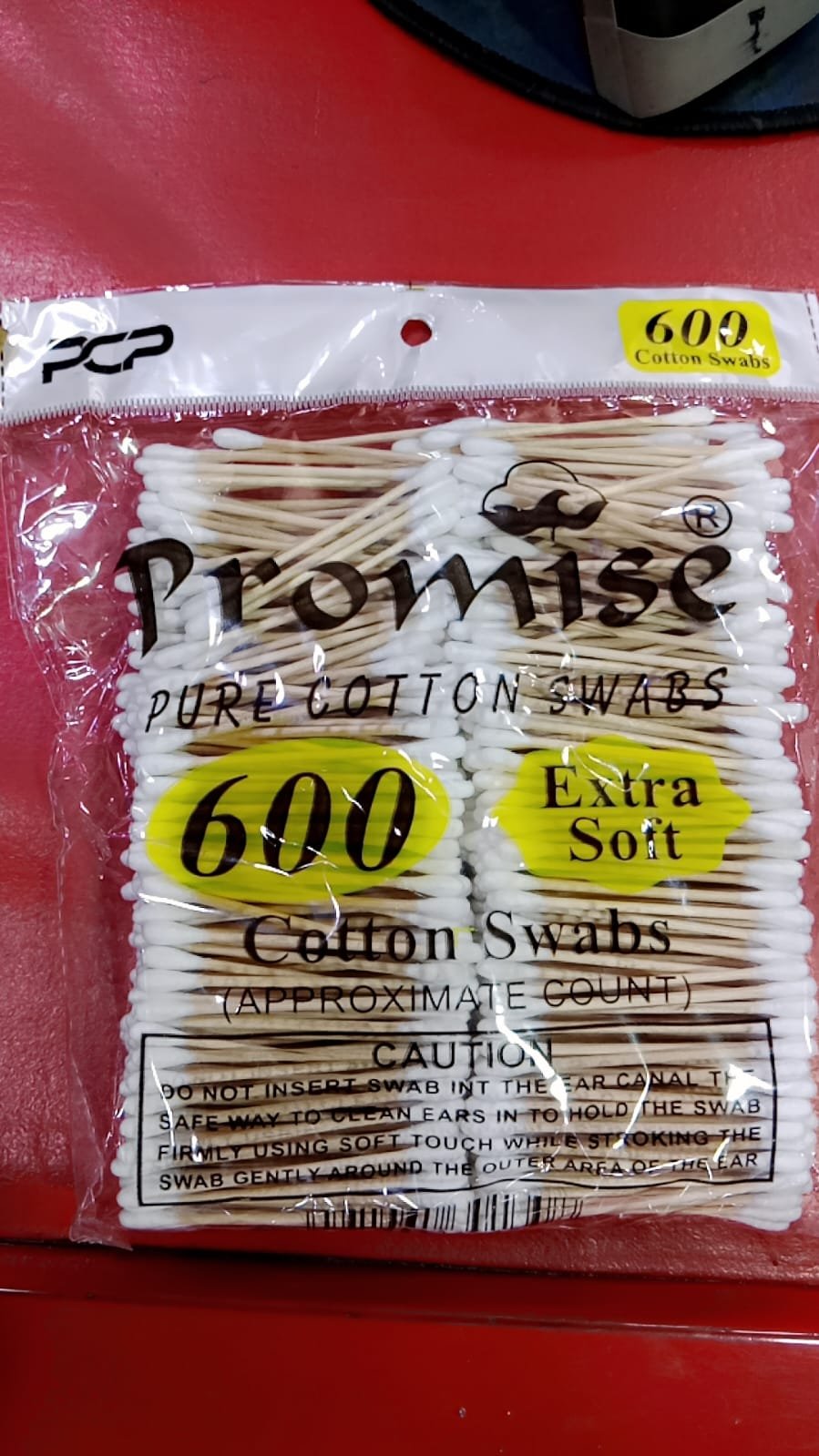 PROMISE COTTON BUDS 600PIECE COTTON SWABS IN PACK
