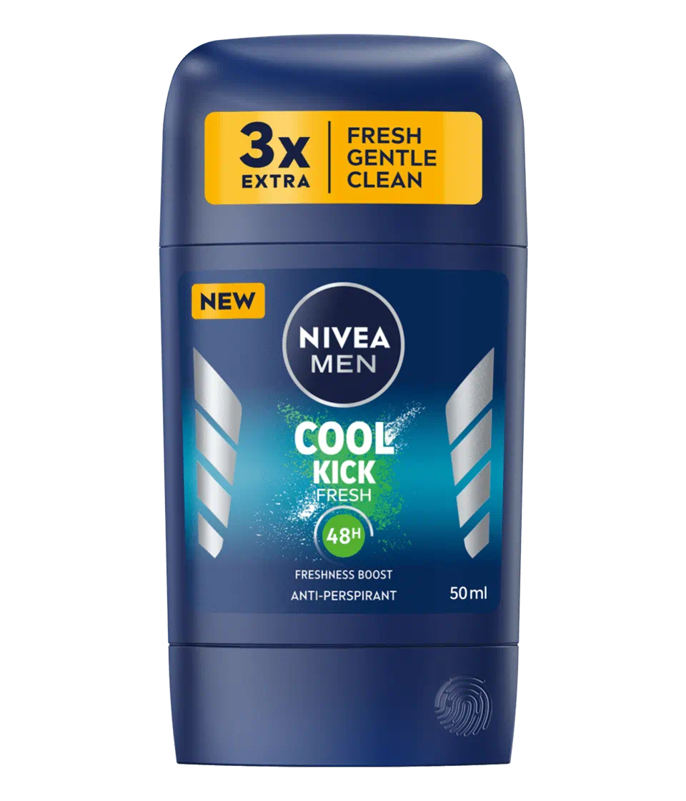 Nivea Men Cool Kick Fresh Deodrant Stick, 50ml – Shaheen ...