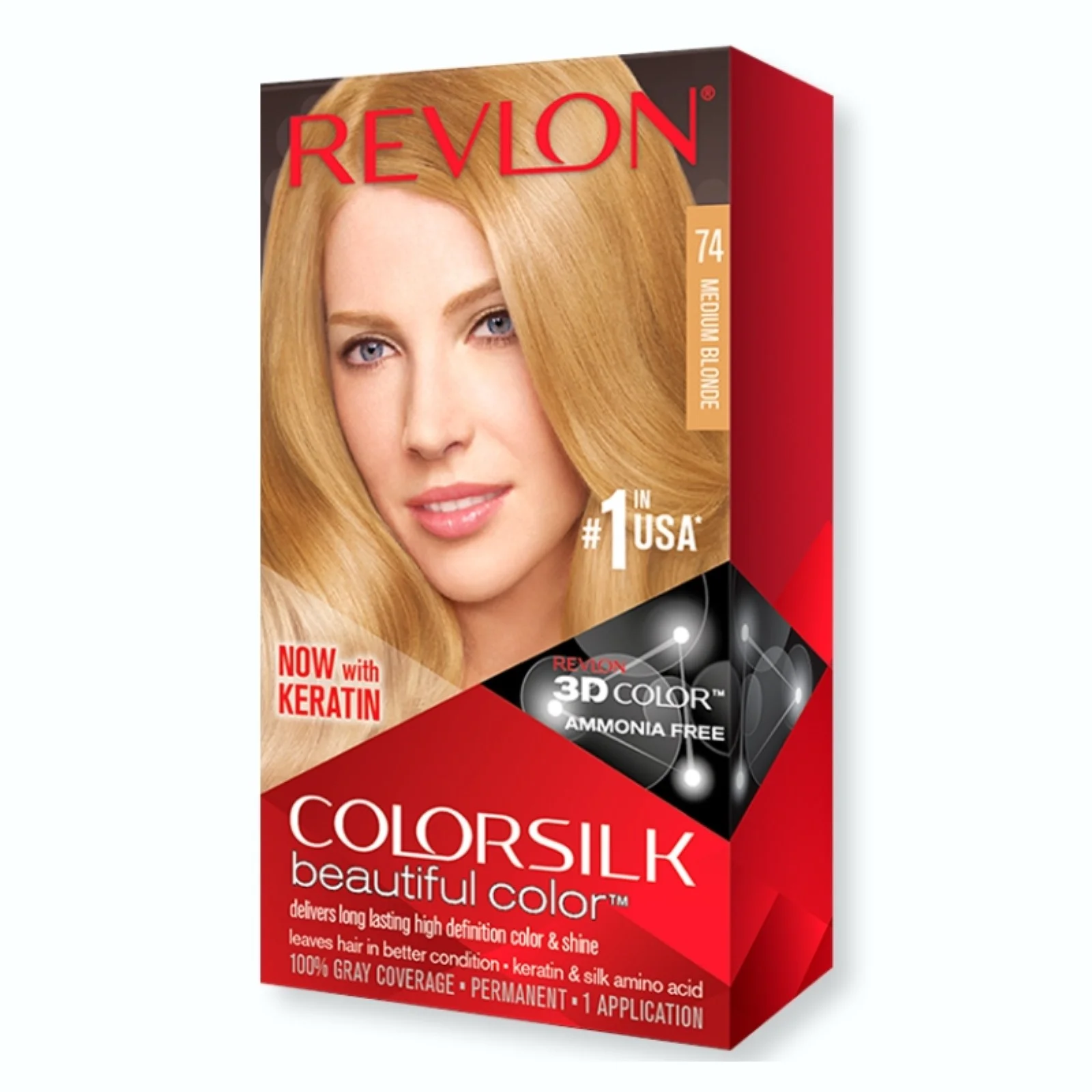 REVLON 74 NUMBER COLOUR MEDIUM BLONDE