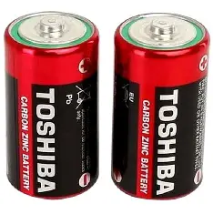 TOSHIBA HEAVY DUTY CELL SIZE D PACK OF 2PCS