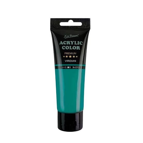 KEEP SMILE ACRYLIC VIRIDIAN PAINT TUBE 75ML