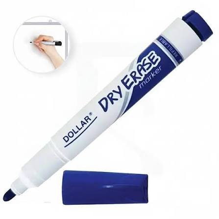 DOLLAR DRY ERASE BLUE MARKER 1PCS PACK