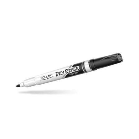 DOLLAR DRY ERASE BLACK MARKER 1PCS PACK