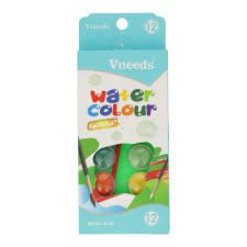 VNEEDS WATER COLOUR PAINT 12PCS SET